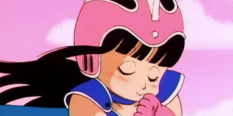 Dragon Ball's Chi-Chi falling in love with Goku.