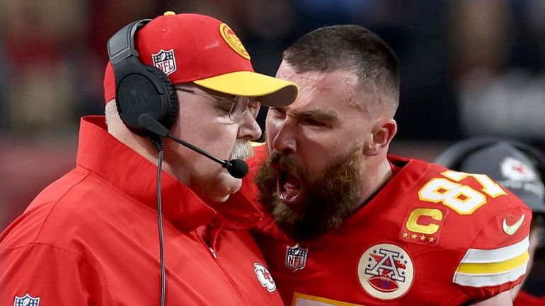 The Unforgettable Clash: Andy Reid and Travis Kelce's Memorable Moment in Super Bowl Win