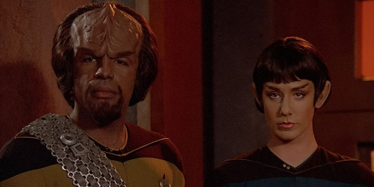 Star Trek TNG Schizoid Man Worf Selar