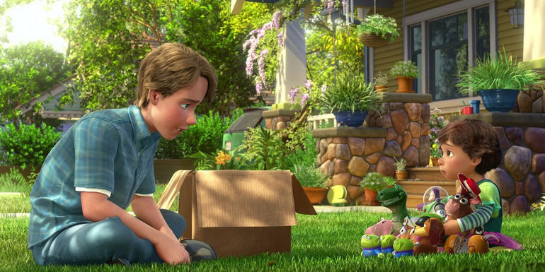 Bonnie and Andy in Toy Story 3