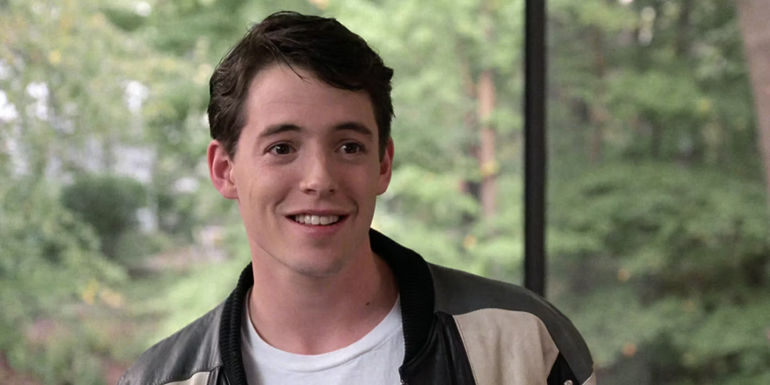 Ferris Bueller looking at Cameron