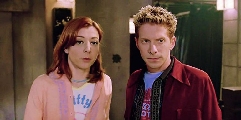 Oz and Willow from Buffy the Vampire Slayer
