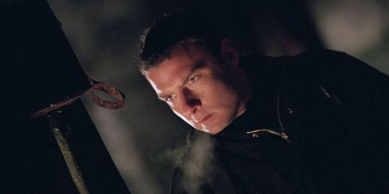 John Clark (Liev Schreiber) dressed in black The Sum of All Fears