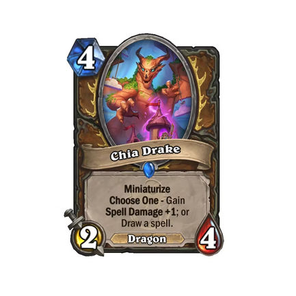 hearthstone whizbang's workshop year of the pegasus chia drake 1-1