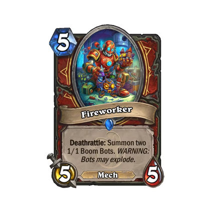 hearthstone whizbang's workshop year of the pegasus fireworker-1