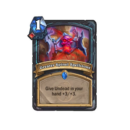 hearthstone whizbang's workshop year of the pegasus spinel spellstone 3-1