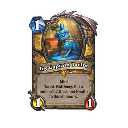 hearthstone whizbang's workshop year of the pegasus toy captain tarim 2-1