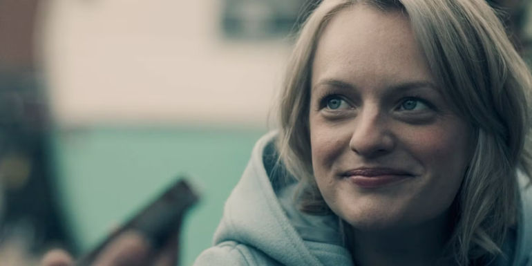 Elizabeth Moss as June in The Handmaid's Tale