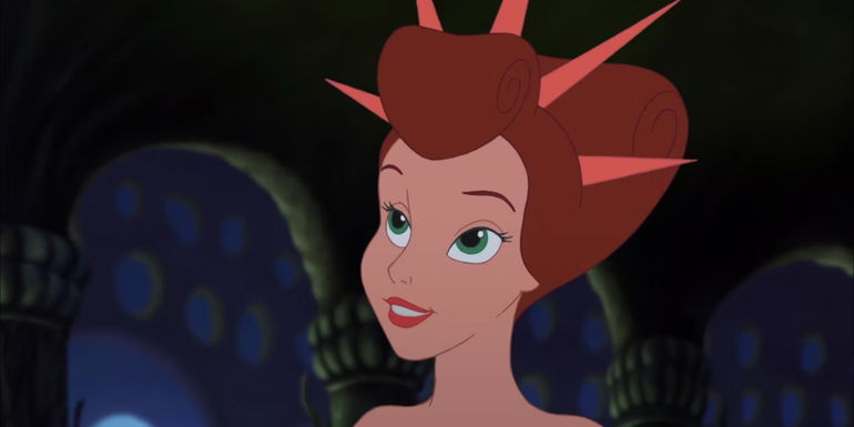 Attina smiling in The Little Mermaid