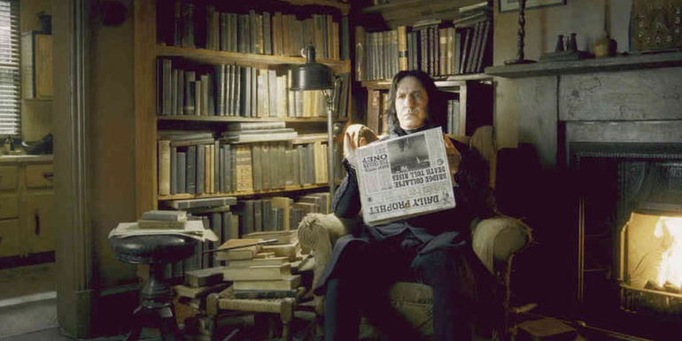 Alan Rickman as Severus Snape in Harry Potter and the Half Blood Prince