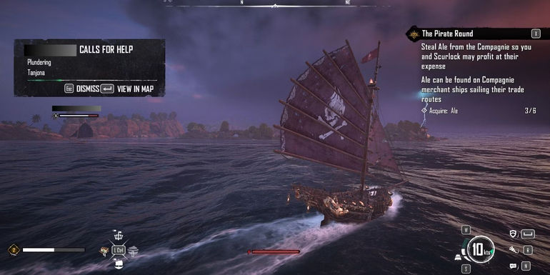 Skull and Bones Calls for Help