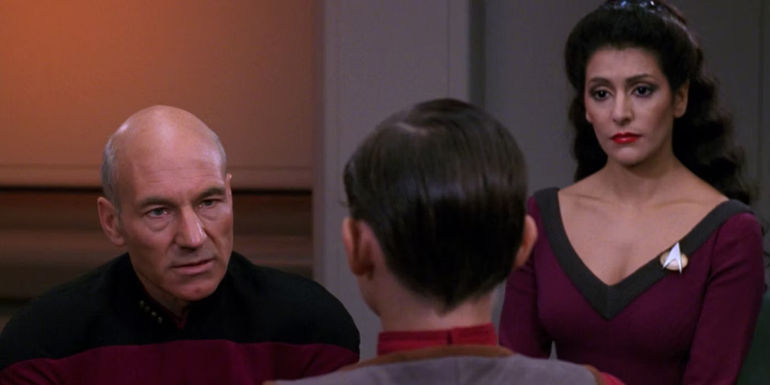 Star Trek TNG Bonding Picard Troi