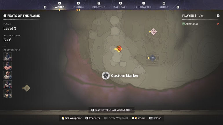 A secret chest in the Kindlewastes in Enshrouded