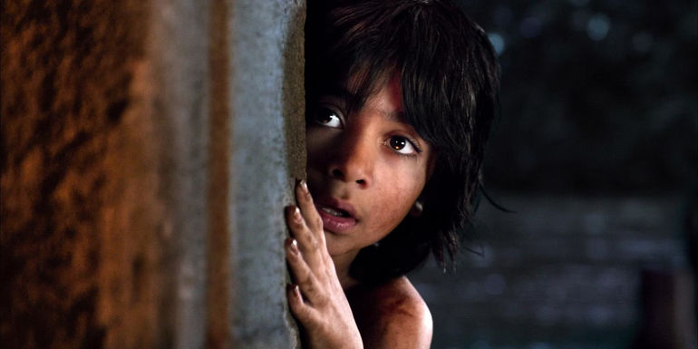 Neel Sethi as Mowgli in The Jungle Book.