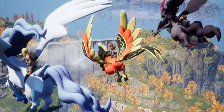 Palworld Characters Ride Pals