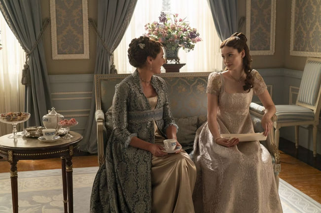 Lady Violet and Francesca Bridgerton in Briderston season 3