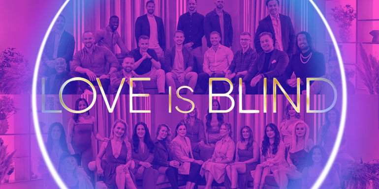 love is blind sweden promo shot with cast and show name