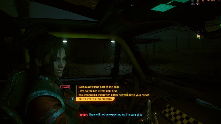 Nash Hideout Conversation with Panam