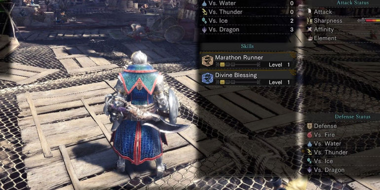 The Art of Divine Blessing in Monster Hunter World