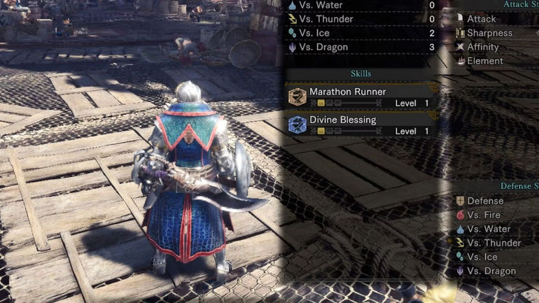 The Art of Divine Blessing in Monster Hunter World
