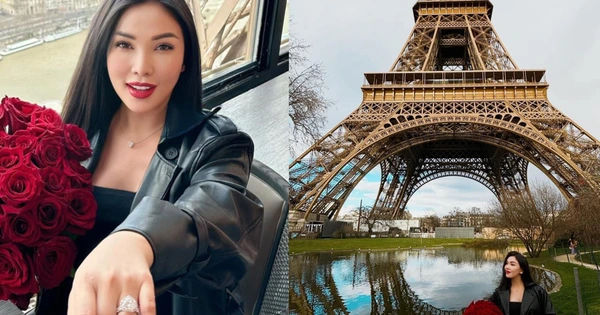Quỳnh Thư và khoảnh khắc cầu hôn ngọt ngào tại Paris