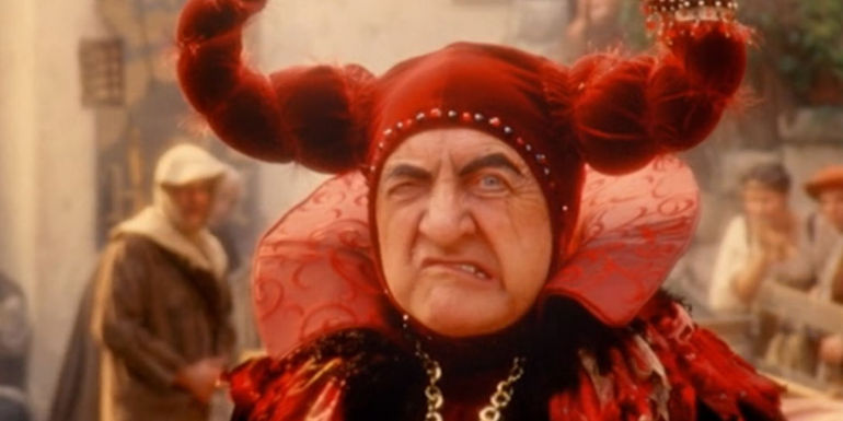 Ken Jenkins as Dr Cox in Scrubs dressed as a fairy tale villain