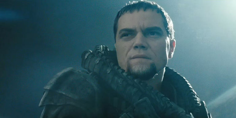 General Zod in Man of Steel looking offscreen