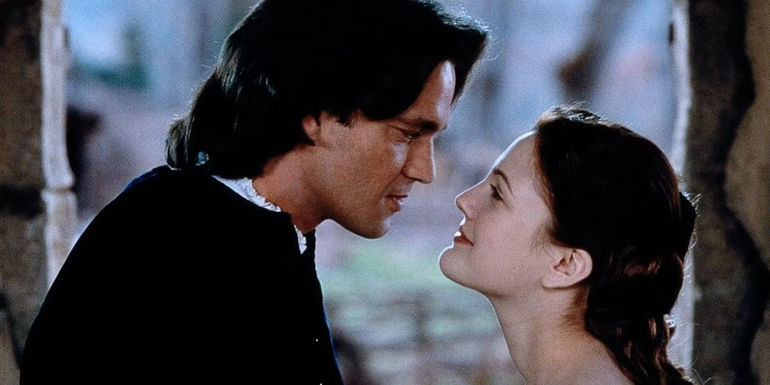 Drew Barrymore and Dougray Scott in Ever After