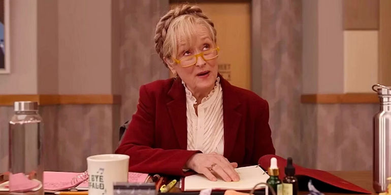 Meryl Streep as Loretta Durkin in Only Murders in the Building season 3