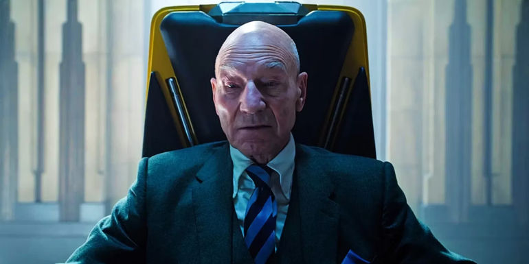 patrick stewart as charles xavier in doctor strange in the multiverse of madness