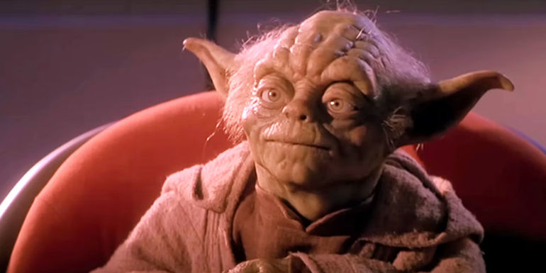 Puppet Yoda from Star Wars: Episode I - The Phantom Menace