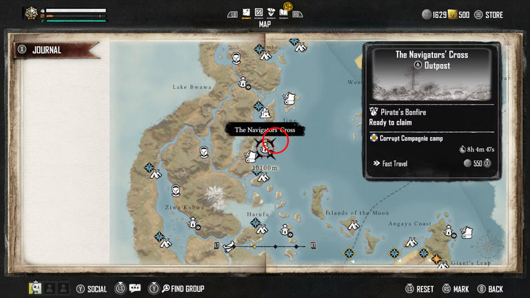 skull and bones traitor map close