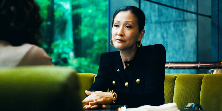Flora Chan as Olivia Chu in Expats episode 5