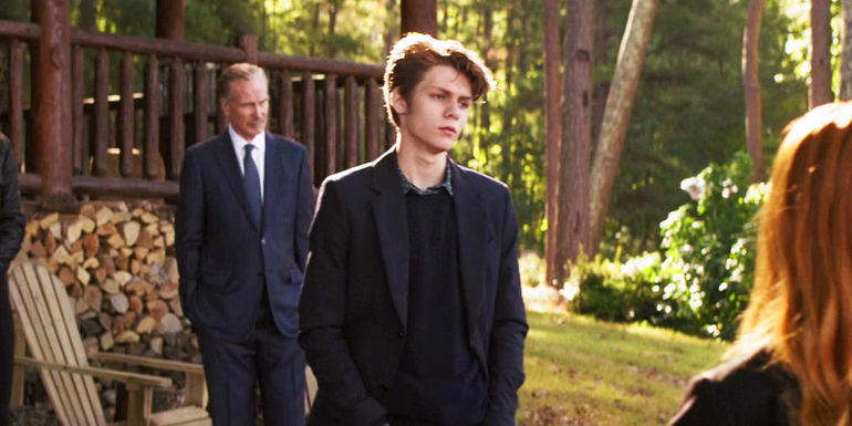 Harley Keener at Tony Stark's funeral at the end of Avengers Endgame