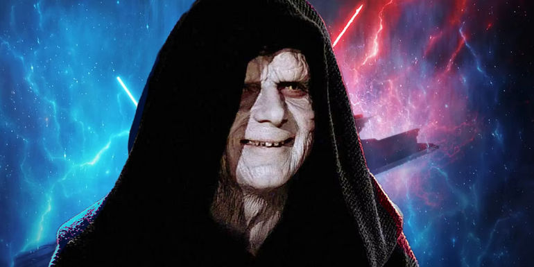 Palpatine and Rise of Skywalker Poster