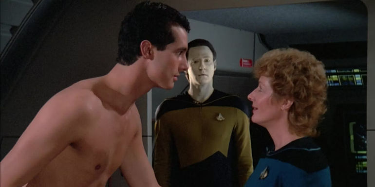 Star Trek TNG Unnatural Selection Pulaski Augment Data