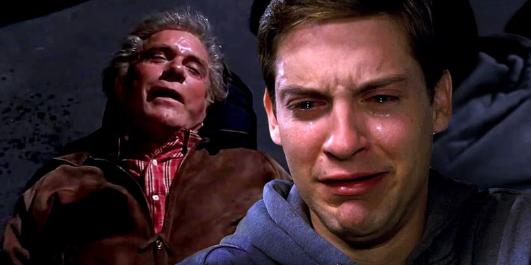 Tobey Maguire's Peter Parker and Uncle Ben's Death in Spider-Man 2002