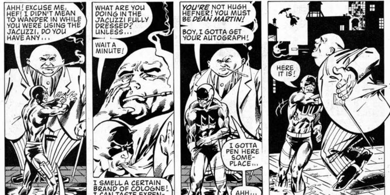 Alternate version of Daredevil killing Kingpin