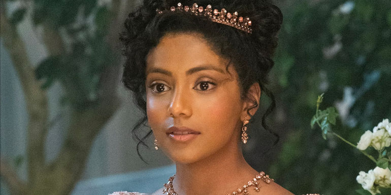 Charithra Chandran as Edwina Sharma in Bridgerton Season 2