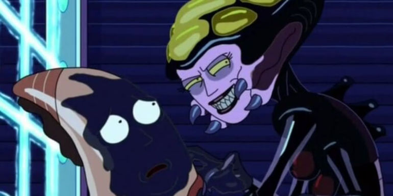 Jerry worried in Rick and Morty