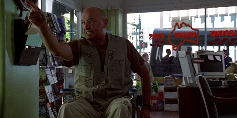 Locke in a wheelchair in Lost-1