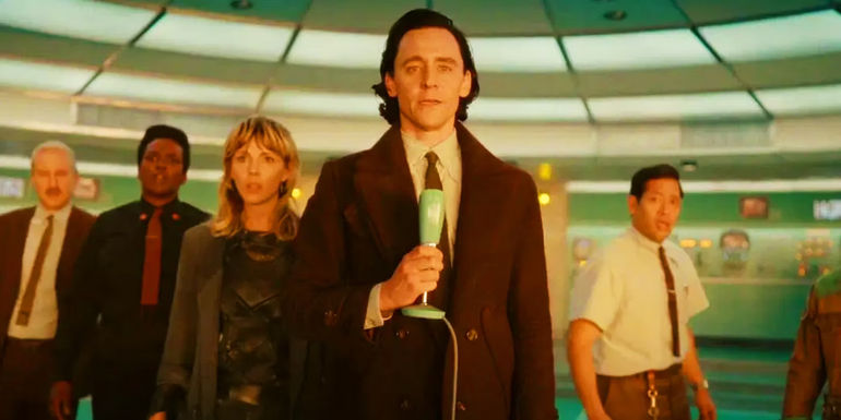 Loki with his TVA family in Loki season 2