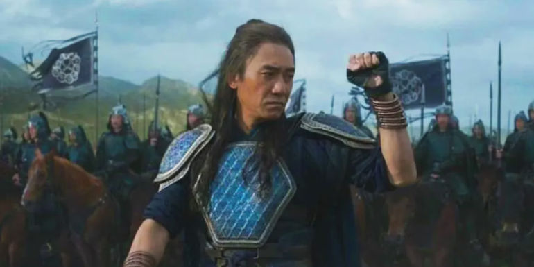 Xu Wenwu leading the Ten Rings in Shang-Chi and the Legend of the Ten Rings