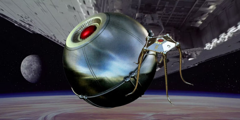 Silentium droids in space.