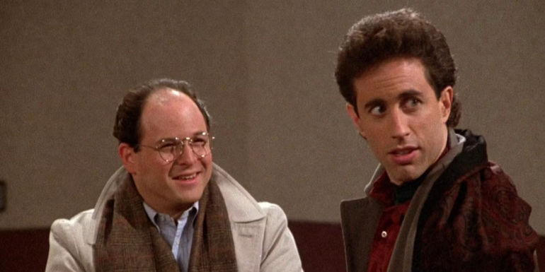 Jason Alexander and Jerry Seinfeld