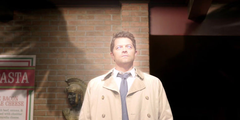 Misha Collins as Castiel in Supernatural