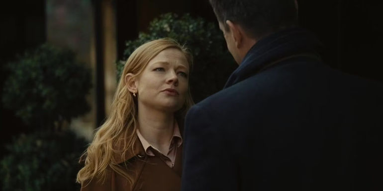 Shiv looking at Tom in Succession