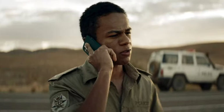 Kamil Ellis as Rodney Lammon in The Tourist.