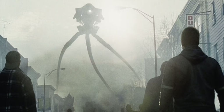 The Martians attack in War of the Worlds