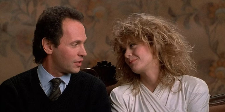 Billy Crystal and Meg Ryan at the end of When Harry Met Sally